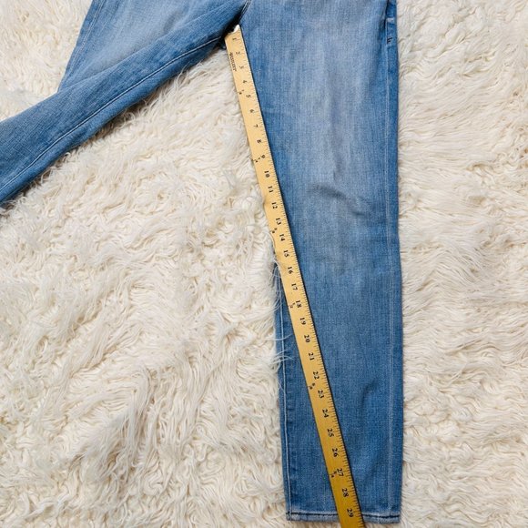 Frame Jeans Womens 30 Le Garcon Denim Boyfriend Medium Blue Pockets Pant - Picture 10 of 15